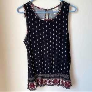 Knox Rose patterned tank top